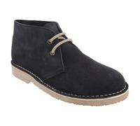 Roamers Adults Unisex Real Suede Unlined Desert Boots - Navy - 12 UK - Navy