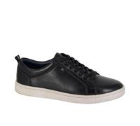 Roamers Aldwich Leather Men's Trainers Size: 2 Colour : Black