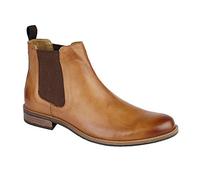 Roamer Tan Leather Gusset Chelsea Mens Boots Textile Pu Lining PU Sock & TPR Soles (7 UK)