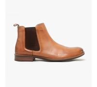 Roamer Tan Leather Gusset Chelsea Mens Boots Textile Pu Lining PU Sock & TPR Soles (7 UK)
