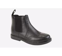 Roamers Buckfield Ankle Boots Kids | Brogues | Black | UK Size 13