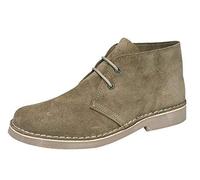 Roamers Classic Suede Desert Boots, Khaki, 8 UK
