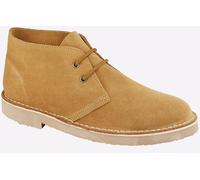 Roamers M467-CS/BS Unisex Suede Desert Boots - Sand - Size UK 10