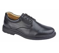 Roamers Dennis Mens Extra Wide Fit Shoes Black