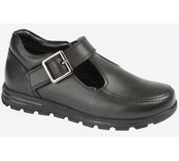 Roamers Evie Memory Foam Shoes Girls | School Shoes | Black | UK Size 3