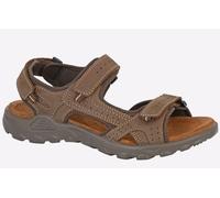 Roamers Freedom Men's Leather Sports Sandals Men's | Sandals | Brown | UK Size 9