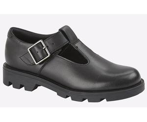 Roamers Grace Memory Foam School Shoes Kids | School Shoes | Black | UK Size 5