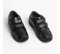 Roamers JEROME Boys Leather Touch Fasten Shoes Black - UK 1