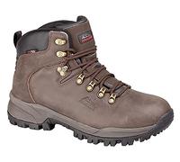 Unisex JOHNSCLIFFE Brown Crazy Horse Leather Hiking Boot Rubber/Phylon Sole