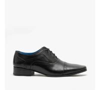 Roamers JONTY Mens Leather Capped Oxford Shoes Black - UK 6