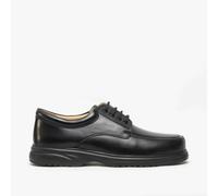 Roamers LOWELL Mens Leather Wide (E) Fit Shoes Black - UK 7