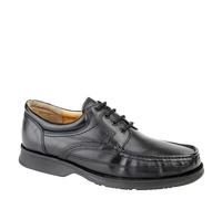 Roamers M 295 Canoe Front Apron Tie Shoes - Black - 9 UK
