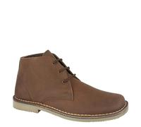 Roamers M 378 3 Eyelet Desert Boots - Brown - 8 UK