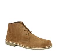 Roamers M 378 3 Eyelet Desert Boots - Sand - 8 UK