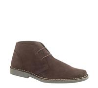 Roamers M 420 2 Eyelet Desert Boots - Dark Brown - 8 UK