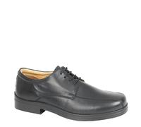 Roamers M 450 Xxx Extra Wide 4 Eye Tramline Gibson Shoes - Black - 15 UK