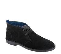 Roamers M 965 2 Eyelet Desert Boots - Black - 8 UK