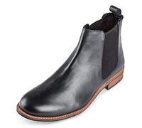 Roamers M163A Mens Leather Chelsea Boots Black