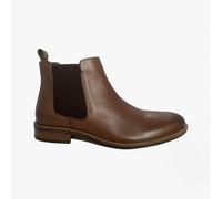 Roamers M163DB Mens Leather Chelsea Boots Brown - UK 7