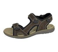 Roamers M428B-10 Mens Triple Touch Fastening Leather Sports Sandals size 10