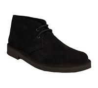 Roamers - Roamers Fashion Desert Boots - Black Real Suede, Mens UK 4 / EU 38