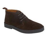 Roamers M759 Mens Real Suede Leather Lined Desert Boots (Chocolate Brown Suede, UK Footwear Size System, Adult, Men, Numeric, Medium, 10)