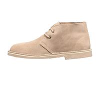 Roamer 'Ladies' 2 Eyelet Leather Fashion Ankle Desert Boots - Light Taupe Real Suede, Ladies UK 5/EU 38