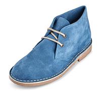 Roamers Mila Leather Womens Boots | Boots | Denim Blue | UK Size 8