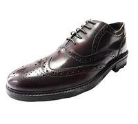 Mens Roamers Oxblood 5 Eyelet Leather Brogue Oxford Shoe (UK 10)