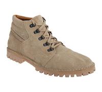 Roamers Mens 5 Eyelet D Ring Desert Boots Taupe