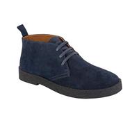 Roamers Mens Leather Desert Boots (10 UK) (Navy)