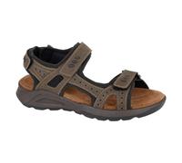 Roamers Men's Leather Touch Fastening Sports Sandals in Brown | Size: 13 Roamers Brown 13