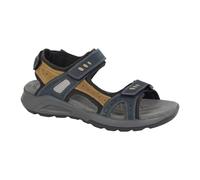 Roamers Men's Leather Touch Fastening Sports Sandals in Navy | Size: 7 Roamers Navy 7