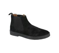 Roamers Mens Plain Suede Ankle Boots - Black - 9 UK - Black - 100% Mixed