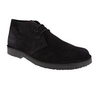 Mens Suede Desert Boots Original Classic Styling Black size 9 UK