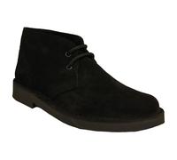 Roamers Men's Real Suede Unlined Desert Boots - Black - 5 UK - Black - 90% Suede Leather/10% TPR