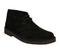 Roamers Men's Real Suede Unlined Desert Boots - Black - Black - 5 UK