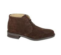 Roamers Mens Suede Chukka Boots (9 UK) (Dark Brown)