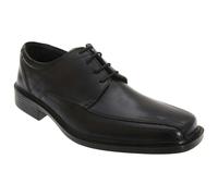 Roamers Mens Superlite Lace-Up Leather Shoes - Black - Black - 6 UK - 80% Leather/10% PU/10% Textile