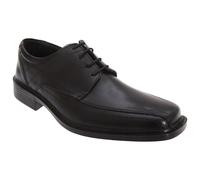 Roamers Men's Superlite Lace-Up Leather Shoes in Black | Size: 7 Roamers Black 7