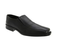 Roamers Mens Superlite Twin Gusset Leather Shoes - Black - Black - 11 UK - 75% Leather/10% PU/10% Textile/5% Foam