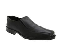 Roamers Mens Superlite Twin Gusset Leather Shoes - Black - Black - 6 UK - 75% Leather/10% PU/10% Textile/5% Foam