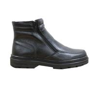 Roamers Men's Twin Zip Faux Fur Thermal Warm Lined Boots in Black | Size: 11 Roamers Black 11