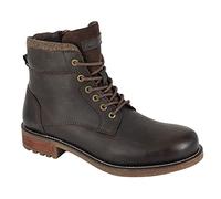 Roamers Mens Waxy Leather Ankle Boots (8 UK) (Brown)