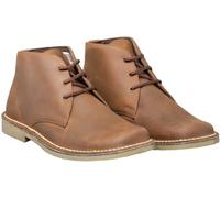 Roamers Mens Waxy Leather Fulfit Desert Boots - - Size: 10
