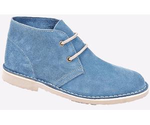 Roamers Mila Leather Womens Boots | Boots | Denim Blue | UK Size 8