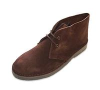 Roamers Originals Mens Desert Boots Dark Brown Size 10 UK