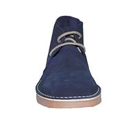 Roamers Real Suede Navy Desert Boots 7