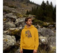 Roamers & Seekers Men's Bear Hunt Hoodie in Mustard | Size: Small Roamers & Seekers Mustard S
