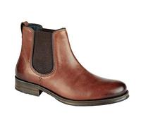 Roamers Tom Mens Oily Leather Ankle Boot Conker Brown UK 10